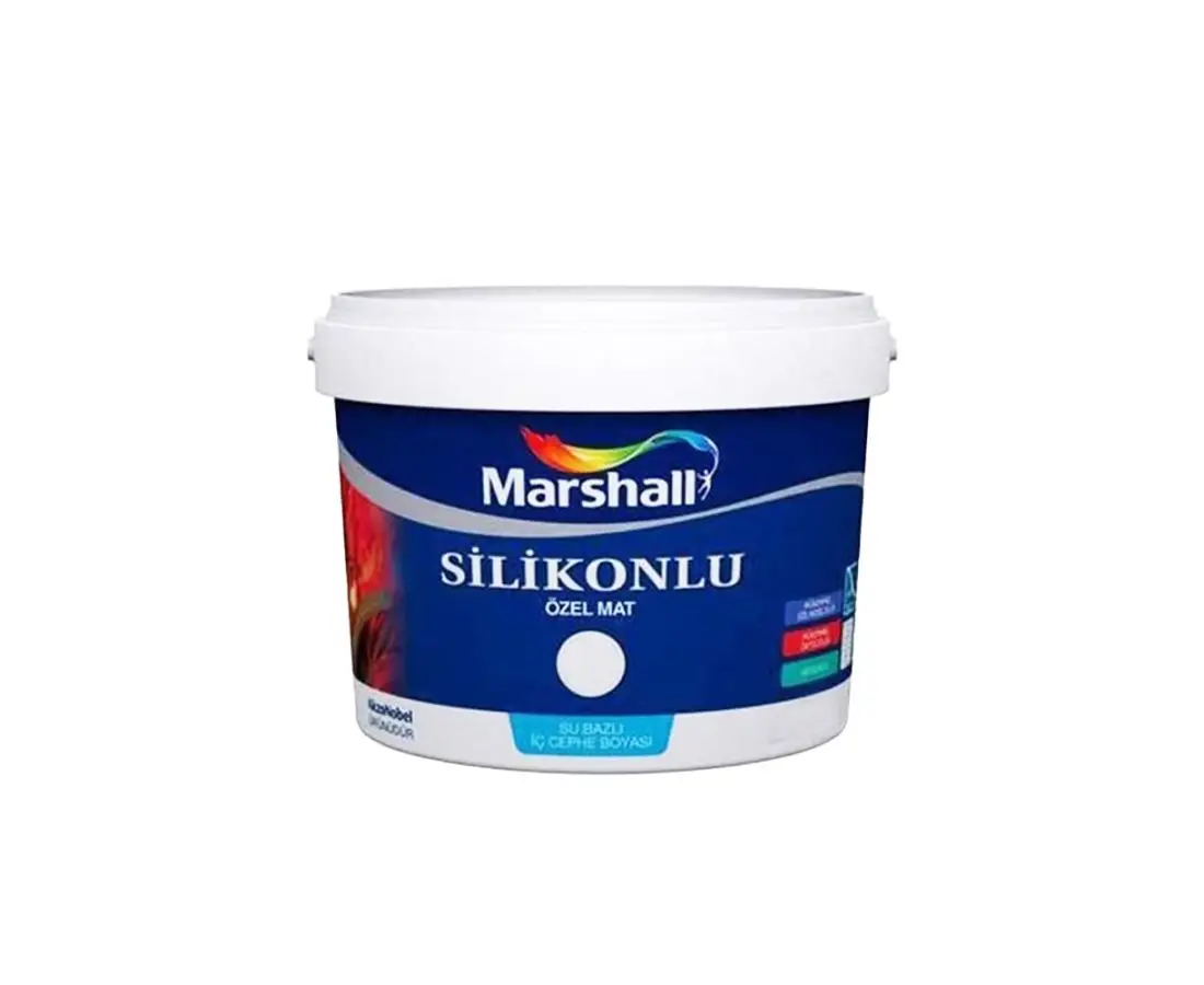 საღებავის BW "SILICONELU OZEL MAT" Marshall 15ლტ — ინტერიერის საღებავი
